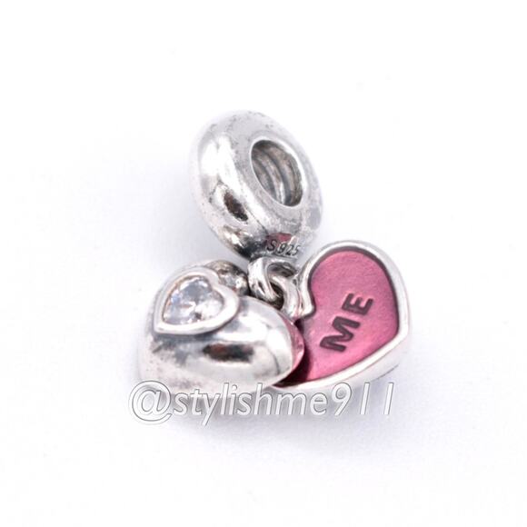 Authentic PANDORA You and Me Dangle - 791244CZ - Picture 11 of 13